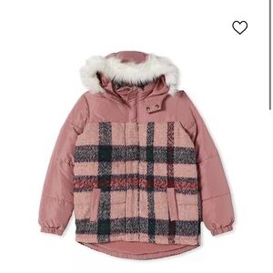Cotton-On Kids NWT Girls Scarlett Puffer Jacket Size 9-10